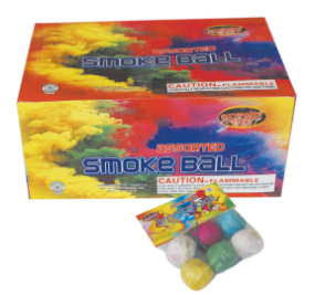 Color smoke balls 6 pcs