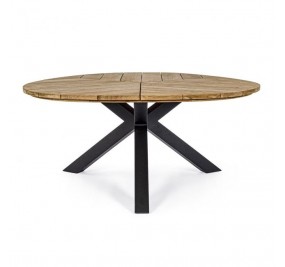 Table bizzotto Palmdale pied noir