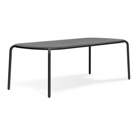 Table Toni + 6 chaises anthracite Fatboy